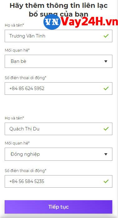 C&aacute;c bước đăng k&yacute; vay tiền MoneyVeo 10