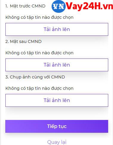 C&aacute;c bước đăng k&yacute; vay tiền MoneyVeo 7