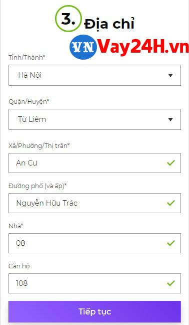 C&aacute;c bước đăng k&yacute; vay tiền MoneyVeo 8