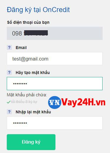 Hướng dẫn vay tiền Oncredit 2 Hướng dẫn vay tiền Oncredit 2