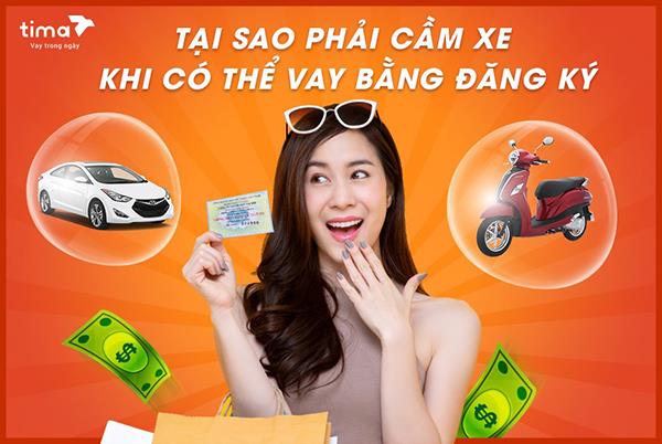 Cầm cavet xe máy ô tô tại Tima Cầm cavet xe máy ô tô tại Tima