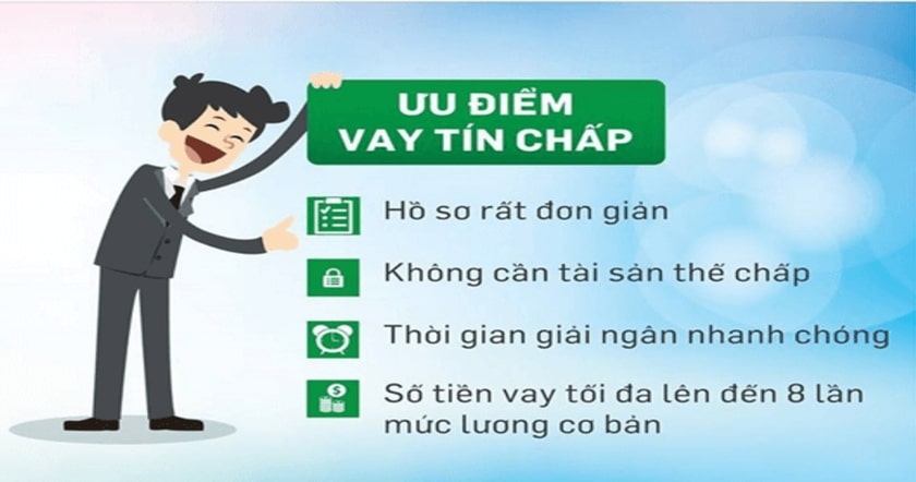 Ưu điểm vay tín chấp ngân hàng lãi suất thấp Ưu điểm vay tín chấp ngân hàng lãi suất thấp