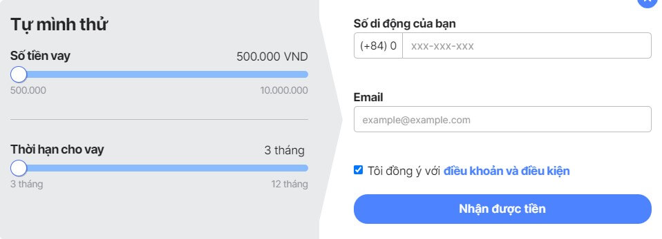 hướng dẫn đăng k&yacute; vay tiền Jeff App