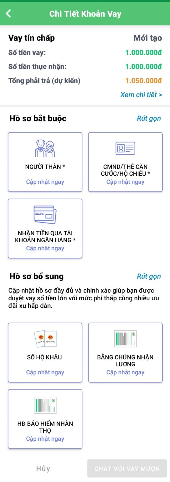 Cập nhật thông tin cá nhân Cập nhật thông tin cá nhân